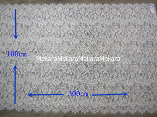 중국 나일론 물자 주문품 구슬로 만드는을 가진 W 100 cm 속눈섭 레이스 직물 손질 협력 업체