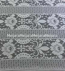 중국 꽃 삼지창 물방울 무늬 면 152CM 폭을 옷을 입기를 위한 나일론 레이스 직물 협력 업체
