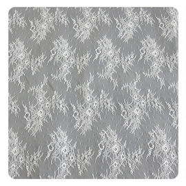 Eco 친절한 염색 직물, 식물상 나일론 물자를 가진 신부 Chantilly 나일론 레이스 협력 업체