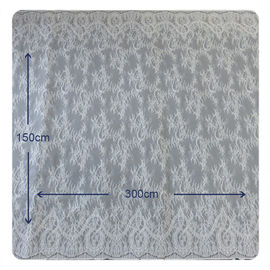결혼 예복 Chantilly 레이스 150x300cm/PC, 부채 모양으로 만들어지는 예리하게 되는 상아빛 꽃 직물 협력 업체