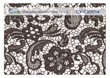 좋은 셔츠, 부대 CY-CX0014를 위한 디자인에 의하여 수를 놓는 나일론 레이스 면 직물 협력 업체