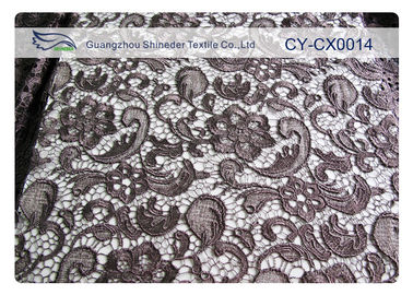 좋은 셔츠, 부대 CY-CX0014를 위한 디자인에 의하여 수를 놓는 나일론 레이스 면 직물 협력 업체