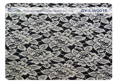 Breathable 면 나일론 레이스 직물, 꽃 레이스 직물 OEM/ODM CY-LW0016 협력 업체