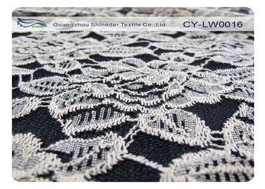 Breathable 면 나일론 레이스 직물, 꽃 레이스 직물 OEM/ODM CY-LW0016 협력 업체