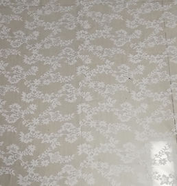 백색 환경 친화적인 Dress 염색 나일론 레이스 직물 빛 그물 메시 작은 꽃 숙녀 협력 업체