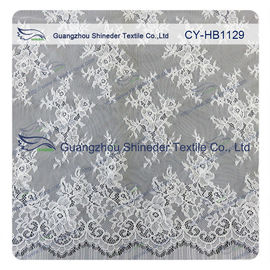 전면 꽃 연약한 Handfeel Chantilly 레이스, 상한 신부 직물 손질 협력 업체